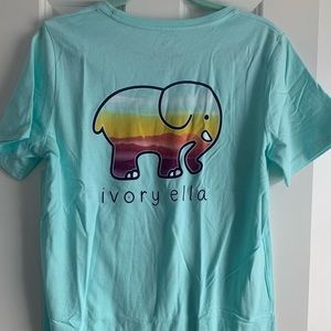 Ivory Ella Neon Mint Mountains Tee!